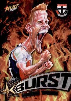 2021 Select AFL Footy Stars - Starburst Caricatures Fire #SP60 Callum Wilkie Front